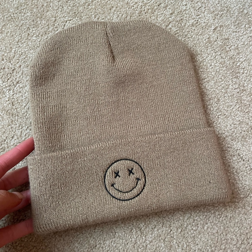 Smiley face beanie